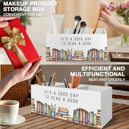 Book Lover Gifts Pen Pencil Holder Organizer for Desk Accessories