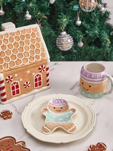 Bico Gingerbread Man Spoon Rest, for holding Spoon, Ladle, Utensils