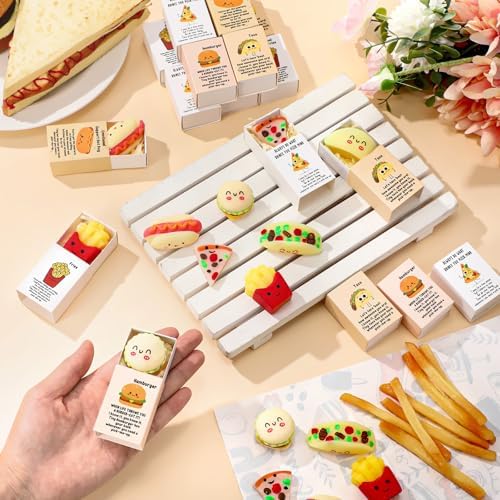 Cinnvoice 25 Sets Appreciation Gifts Bulk Food Balls Emotional Card