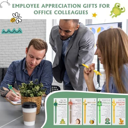 BHHQHH 30 Sets Employee Appreciation Gifts Bulk Funny Animal Thank You