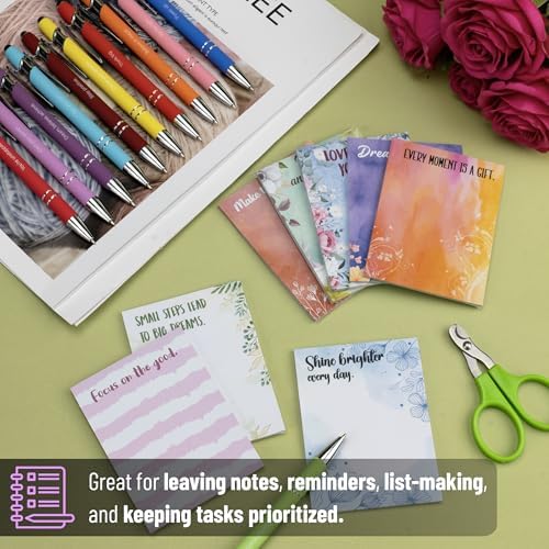 Mr. Pen- Inspirational Sticky Notes and Stylus Pens, 20 Pack