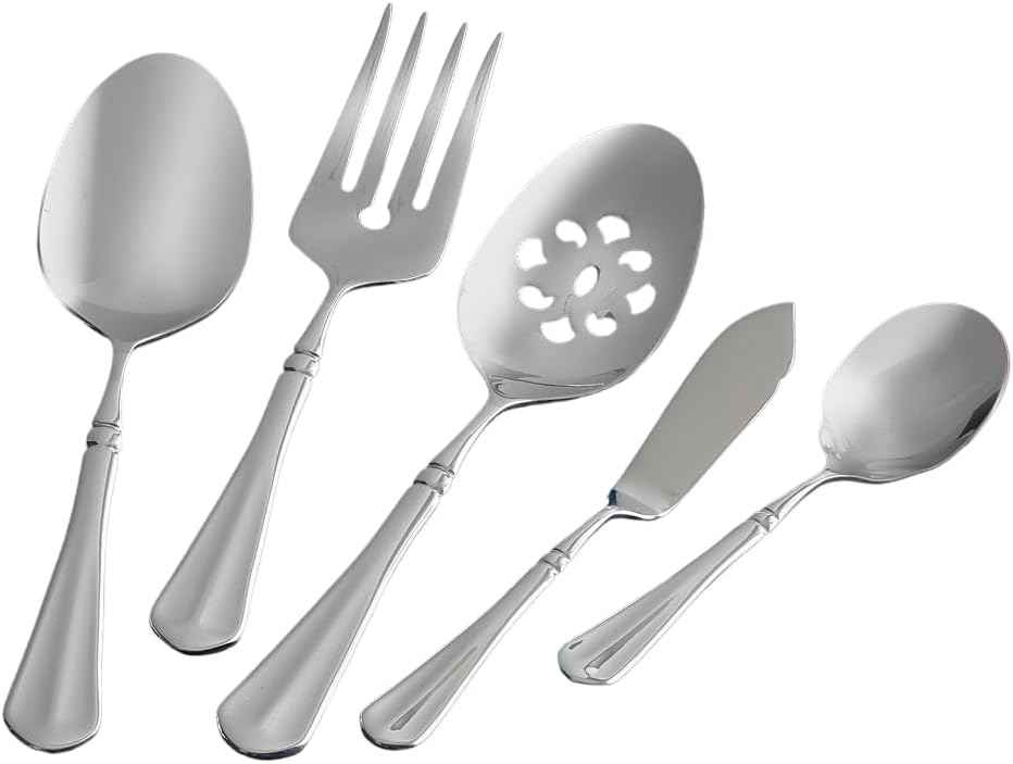 Mikasa French Countryside 18/10 Stainless 5pc. Hostess Set