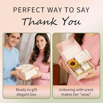 RainVibe Thank You Gifts for Women – Appreciation Gift Baskets for