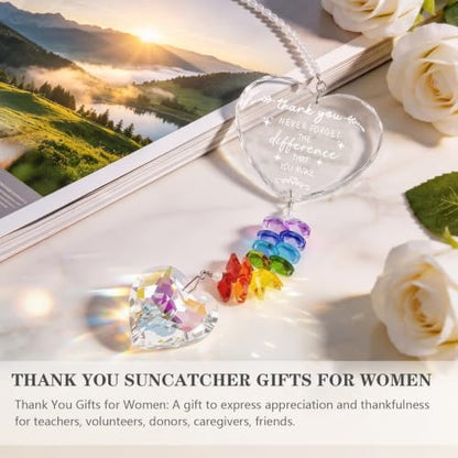 Thank You Gifts, K9 Crystal Suncatcher Thank You Gifts for Women