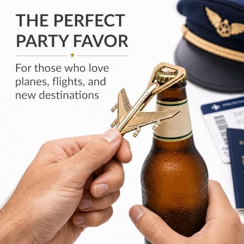 Airplane Bottle Opener in Gift Box, Gift for Pilot or Veteran, Party