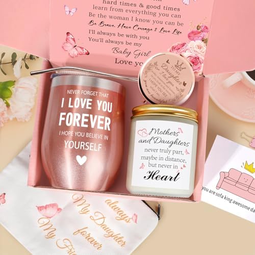 Daughter Birthday Gift Basket, Gifts for Adult Daughter from Mom Dad