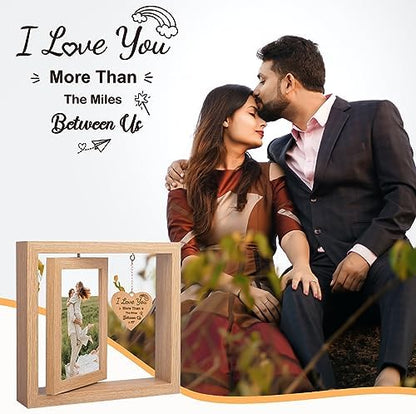 I Love You More Than The Miles Between Us Picture Frame - Romantic