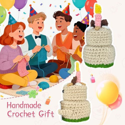 Handmade Crochet Cake Happy Birthday Gifts – Special Idea Desktop