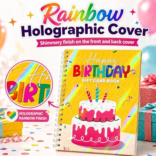 Birthday Gift Card Book, Birthday Gifts for Women Men Best Friend