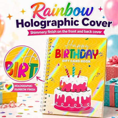 Birthday Gift Card Book, Birthday Gifts for Women Men Best Friend