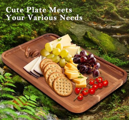 Large Serving Platters Wooden Cheese Charcuterie Boards Acacia Wood