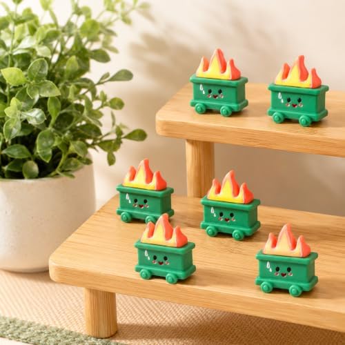 Arrowbash 20 Set Mini Resin Dumpster Figurine Gift Desk Accessory