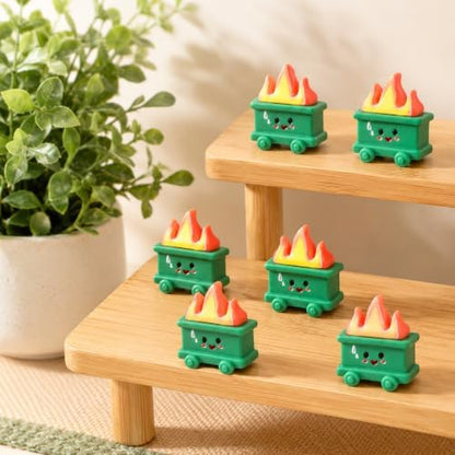 Arrowbash 20 Set Mini Resin Dumpster Figurine Gift Desk Accessory