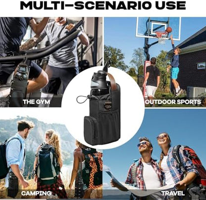 Magnetic Gym Bag for Men and Women, Magnetic Water Bottle Holder for