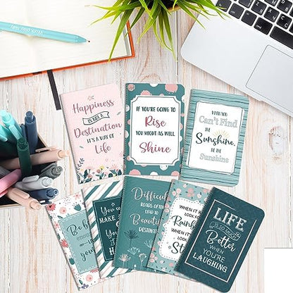 Funrous 32 Pcs Mini Notebooks with Pens Adults Party Favors, Floral