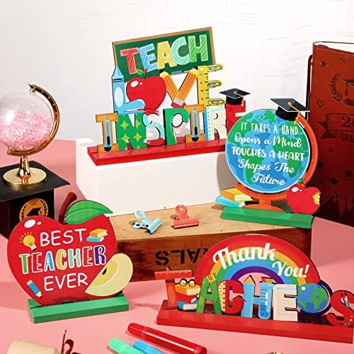 Amyhill 4 Pcs Back to School Teacher Gifts Thank You Teacher Gifts