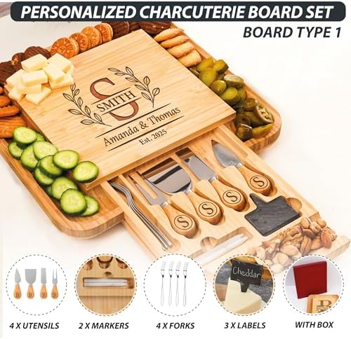 Personalized Charcuterie Board for Wedding Gift for Couple 2026