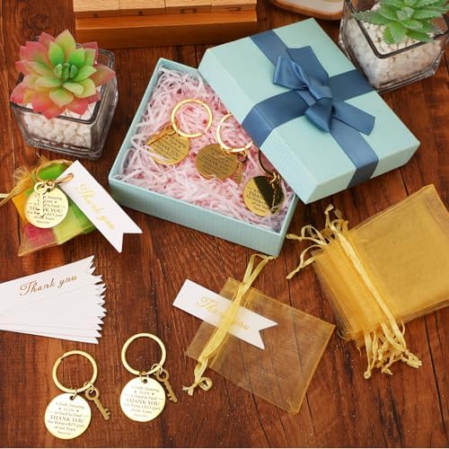 Yinkin 36pcs Employee Appreciation Gifts Thank You Coworker Keychain