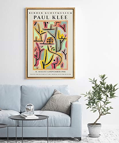 IDEA4WALL Framed Canvas Print Wall Art Paul Klee Master Artist