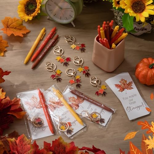 20 Sets Fall Party Favors, Fall Gifts Bulk for Coworker, Employee