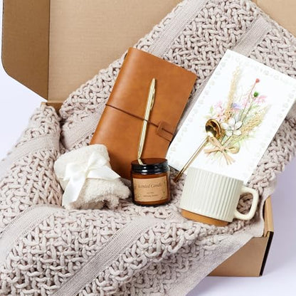 Self Care Gift Baskets for Women, Get Well Soon Gift Package, Thinking