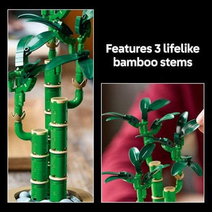 LEGO Botanicals Lucky Bamboo Building Set - Artificial Plant for