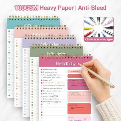 To Do List Notepad, Undated Daily Planner Notebook for Work