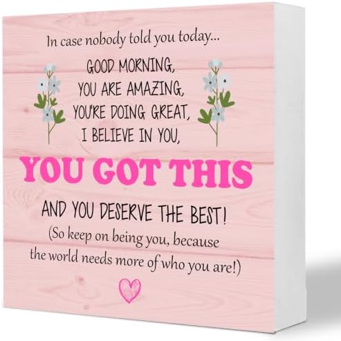 You Got This Gifts for Women, Pink Office Decor for Women