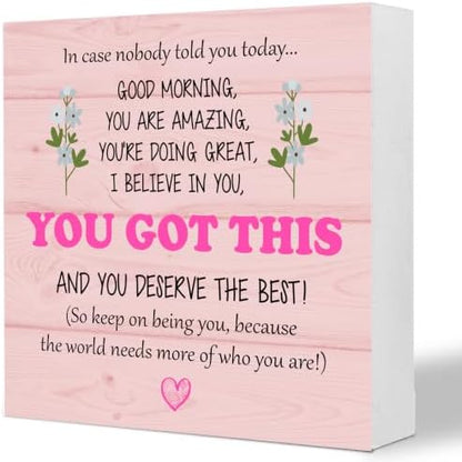 You Got This Gifts for Women, Pink Office Decor for Women