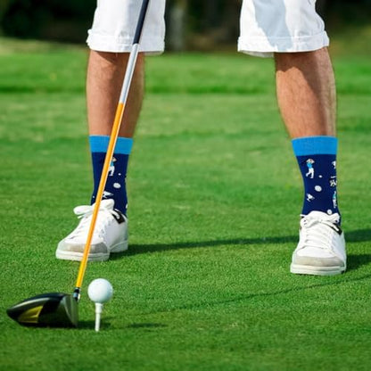 Golf Socks for Men Women,Funny Golf Gift for Dad,Him,Friends &
