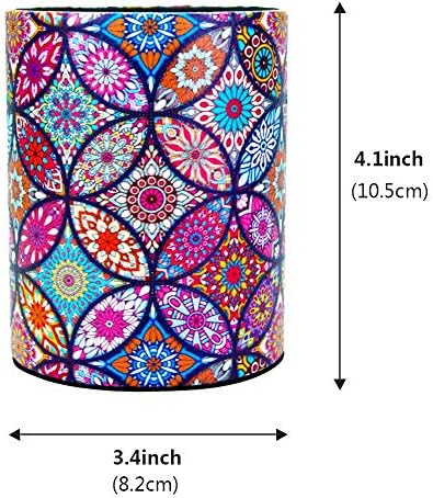PU Leather Pen Holder, Pencil Holder Desk Organizer for Women Girls