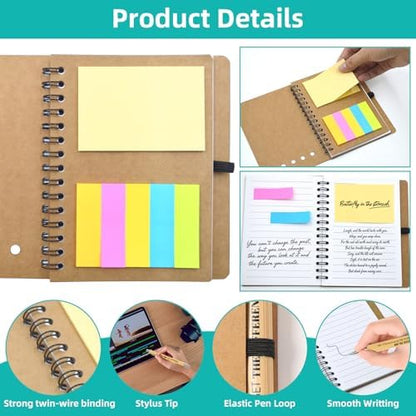 60 Pcs/30 Sets Employee Appreciation Gifts Bulk - Inspirational Spiral