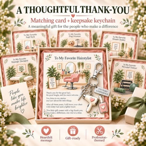 The You Make a Difference Appreciation Gift Set, Cards and Keychains