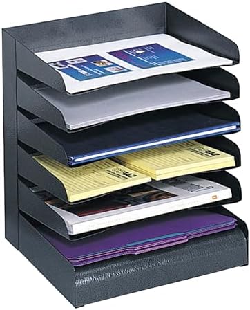 Safco Desk Organizer, 6 Shelves, Office and Classroom Mailbox, Mail