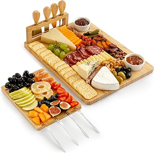 Zulay Charcuterie Board Set Large - Great White Elephant Gift