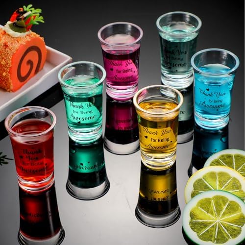 Karenhi 24 Pcs Shot Glasses Bulk, Adult Party Favors, Appreciation