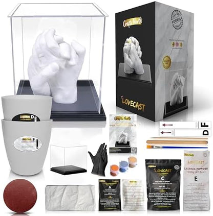 Crafts North Hand Casting DIY Kit for Couples | Complete kit with