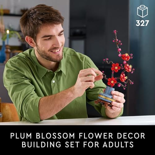 LEGO Botanicals Plum Blossom Building Sets for Adults - Artificial