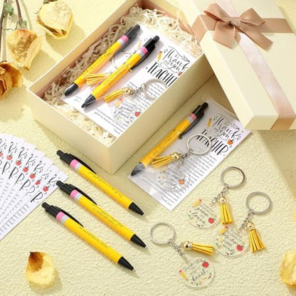 Daifunli 10 Pack Teacher Appreciation Gifts Bulk, Thank You Pens with