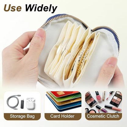 VOCOSTE Travel Jewelry Case, Portable Jewelry Pouch with 6 Layers