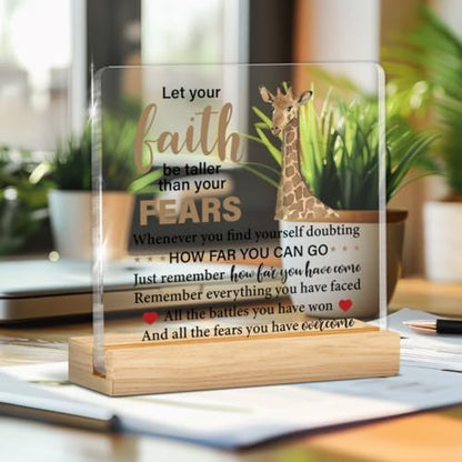 Inspirational Giraffe Gifts for Women, Positive Gifts for Giraffe