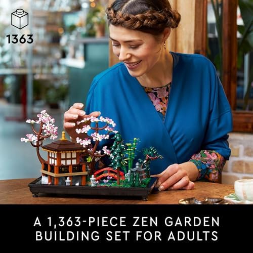 LEGO Icons Tranquil Garden Building Set - Detailed Japanese Zen Garden