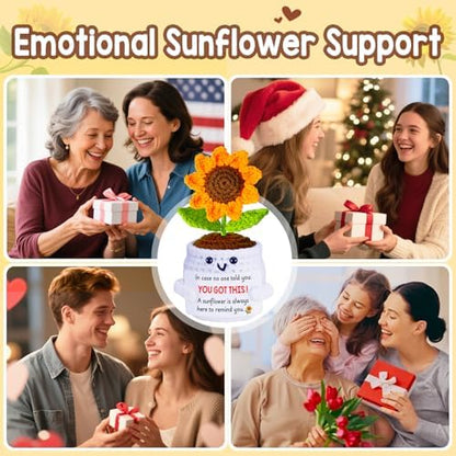 Get Well Gifts for Women Men, Inspirational Positive Sunflower