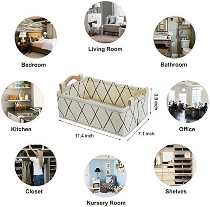 Small Storage Baskets Toy Storage Organizer Rectangle Basket Empty