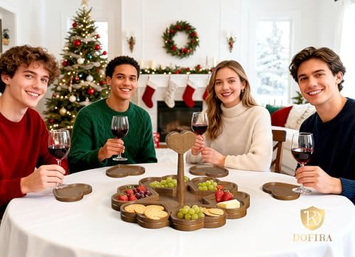 Charcuterie Board and Serving Set, Heart Shaped Christmas Funny