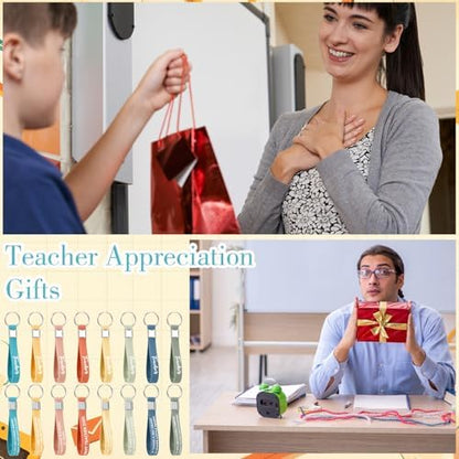 Sureio 12 Pcs 6 Styles Teacher Appreciation Gifts Bulk Silicone