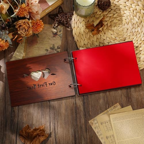 Cinnvoice One Year Anniversary Scrapbook Photo Album, Our First