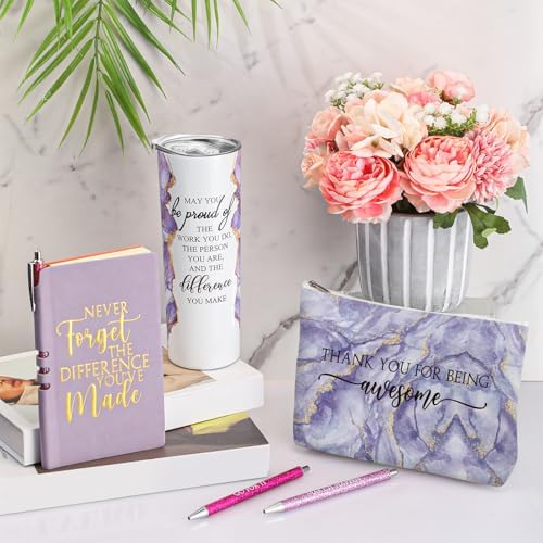 Domensi 6 Pcs Employee Appreciation Gift Set for Women, Purple
