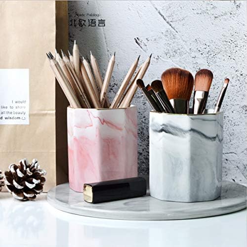 Pen Holder, Pencil Holder for Desk, Practical Ceramic Pencil