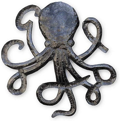 It's Cactus Handcrafted Octopus Sea Wall Hanging Art, Nautical Beach